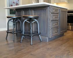 Kitchen Island In Birch Stone Gray Stain By Koch Cabinetry Kitchen By Village Home Stores For Wood Builder Ltd Grey Stained Wood Maple Cabinets Grey Cabinets