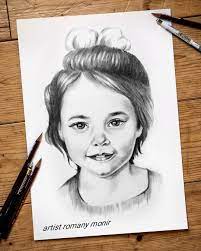 رسم البورتريه بالرصاص الفنان روماني منير للتواصل 01229569093 art male sketch male