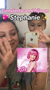 Converti a mi hija en Stephanie de LAZY TOWN 😳💖 #lazytown #maquillaje