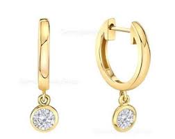 Custom Order - Traci / Diamond Earring Single, .015 Ct. Natural ...