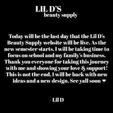 A one stop shop for human hair wigs, hair bundles, closures, synthetic hair, makeup, lipstick, hair care & wellness products online. Lil D S Beauty Supply Lilds Twitter