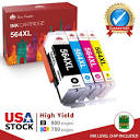 High Yield 564XL Printer Ink Cartridges Replacement for HP Ink 564 ...
