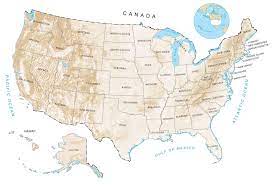 Us Elevation Map Interactive Us Elevation Map And Hillshade Gis Geography
