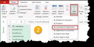 The function will evaluate to text that is all proper case where each word starts with a capital letter and is followed by lower case letters. Splitting Text At The Second Uppercase Letter Functions Power Query And More Office Instructor