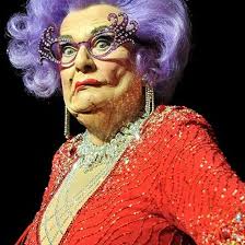 Dame Edna surprises royal couple