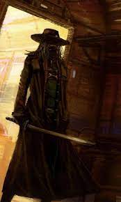 Cowboy Swordsman Swordsman Samurai Art Concept Art Characters