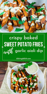 I tried these tonight cause my husband was wanting some sweet potatoe french fries. Crispy Baked Sweet Potato Fries Sweetpotatorecipes These Crispy Baked Sweet Potato Fri Sweet Potato Recipes Fries Crispy Sweet Potato Fries Sweet Potato Fries