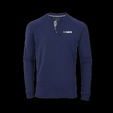 LSTEE NAVY HENLEY