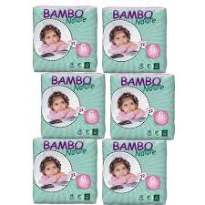 Bambo Nature Baby Diapers Classic Size 6 35 66 Lbs 132
