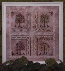 Crabapple Tree Cross Stitch Chart