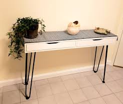 Ikea Ekby Alex Hack Ikea Ekby Black Gold Bedroom Hairpin Leg Desk