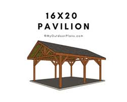 When you're building a patio, you'll make layers using these materials 16x20 Backyard Pavilion Plans Etsy