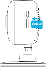 Open the door covering the microsd card reader and insert a card. How To Install An Sd Card For My Kasa Camera Tp Link