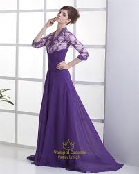 These chic and totally classy dresses are perfect for a boho wedding, a modern wedding and everything in between. Purple Wedding Dress Long Sleeve Factory Store