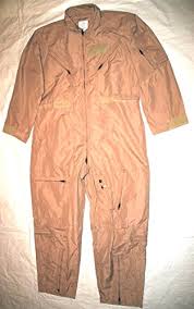 Genuine Us Air Force Tan Nomex Fire Resistant Flight Suit Cwu 27 P Size 40l