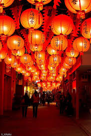 Street Decorated With Lanterns Japan Travel Japan Nagasaki