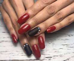 Black And Red Design Nails Nail Art 4532 Best Nail Art Designs Gallery Bestartnails Com Red Nails Black Nail Designs Trendy Nail Art