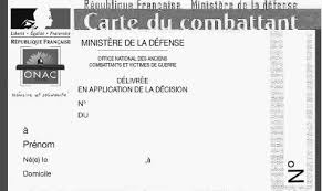 Demande de retraite du combattant. Une Nouvelle Carte Pour Les Anciens Combattants
