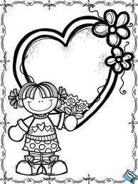 Pin De Isabel En Moldes Y Dibujos Corazon Para Colorear Bordes Y Marcos Dibujos