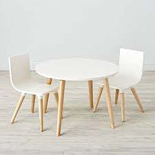 Shop Pint Sized White Toddler Table And Chair Set This Toddler Table And Chair Set Is Perfectly Scaled In 2020 Toddler Table Toddler Play Table Kids Table And Chairs