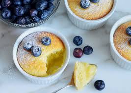 Warm Lemon Pudding Cakes Once Upon A Chef Recipe Lemon Pudding Desserts Pudding Cake
