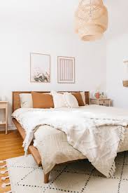 Boho Bedroom Decor With Linen Bedding In 2020 Bedroom Decor Home Decor Bedroom Boho Bedroom Decor