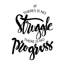 If There Is No Struggle There Is No Progress Stock Illustration Illustration Of Progress Calligraphy 97202101