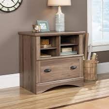 Javascript seem to be disabled in your browser. Sauder Harbor View Salt Oak Lateral File Cabinet With 1 Drawer 422112 The Home Depot