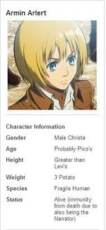 Why Armin Is The Narrator Of Attack On Titan – In Asian Spaces