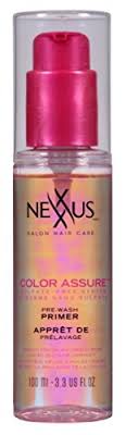 Шампунь для окрашенных волос estel color care. Nexxus Color Assure Pre Wash Primer 3 3oz 3 Pack Buy Online In Andorra At Andorra Desertcart Com Productid 42643949