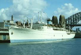 Rms Bloemfontein Castle Rhms Patris Cruise Boat Passenger Ship Merchant Navy