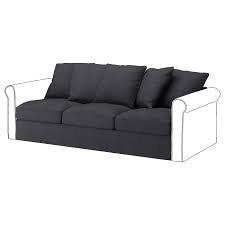 Gronlid Bezug Sitzelement 3 Sporda Dunkelgrau Ikea Osterreich Ikea Sofa Ikea Gr