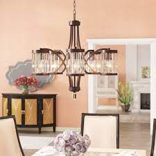 While many rustic dining room chandeliers come in a linear variety, globe and vertically hanging chandeliers are also representative of this style as well. Willa Arlo Interiors Caesar 5 Light Shaded Classic Traditional Chandelier Reviews Wayfair