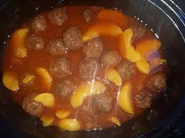 Recette De Boulettes Aux Peches A La Mijoteuse Recettes Qc Ca Food Soul Food Plan Ahead Meals