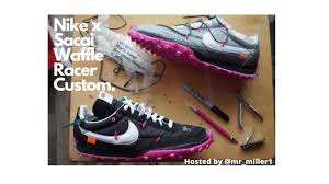 Enter first10 at checkout for 10% off your first order. Nike X Off White Waffle Racer With A Custom Cut Youtube