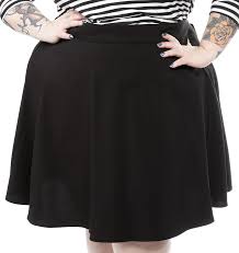 Retrolicious Black Skater Skirt