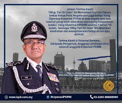 Datuk seri mohamad fuzi harun dilantik menjadi ketua polis negara menggantikan tan sri khalid abu bakar yang bersara wajib pada isnin.fuzi sebelum ini. Facebook