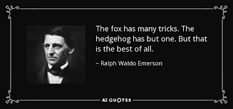 The fox has many tricks. Top 25 Hedgehogs Quotes A Z Quotes