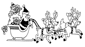 Use it as an outline for some creative writing, or as a background shape for a scrapbook or. How To Draw Santa And His Reindeers How To Draw Santa S Sleigh With Reindeer Santa S Sleigh Youtube