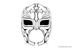 Rey mysterio coloring pages are a fun way for kids of all ages to develop creativity, focus, motor skills and color recognition. Wwe Coloring Pages Rey Mysterio Mask Coloring4free Coloring4free Com