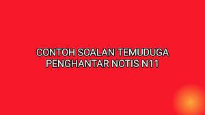 Contoh soalan ujian psikometrik spa. Contoh Soalan Temuduga Penghantar Notis N11 2020 Sumber Kerjaya