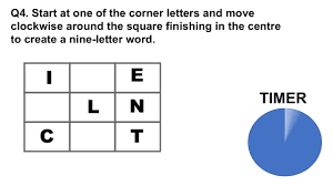 1 i usually use the internet to download songs and films. Iq And Aptitude Test 9 Letter Words Youtube