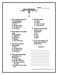 Rd.com knowledge facts consider yourself a film aficionado? Alice In Wonderland Ch 7 12 Questions By Carol And Cory S California Creations