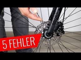 Fahrrad Scheibenbremse 5 Grosste Fehler Fahrrad Org Youtube Scheibenbremse Fahrrad Fahrrad Scheibenbremse