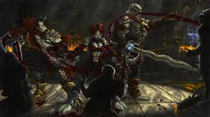 Epic fantasy wallpapers dark background | amazing wallpapers. Dark Blood Fantasy Art Warriors Evil Wallpapers Hd Desktop And Mobile Backgrounds