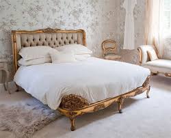 The French Bedroom Company At Home In Love French Style Bed Gold Bed Upholstered Beds