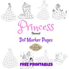 Maybe you would like to learn more about one of these? The Activity Mom Princess Dot Marker Pages Printable The Activity Mom