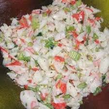 Ground pepper, parsley, mini cucumber, soy. Imitation Crab Salad Recipe Keeprecipes Your Universal Recipe Box