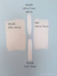 Favorite Behr White Paint Colors List In Progress Behr White Paint Behr White Paint Colors White Paint Colors