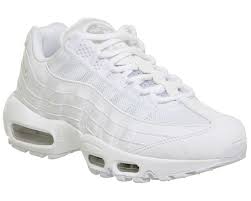 Nike Air Max 95 White Pure Platinum Hers Trainers Air Max 95 White Air Max 95 Nike Air Max White